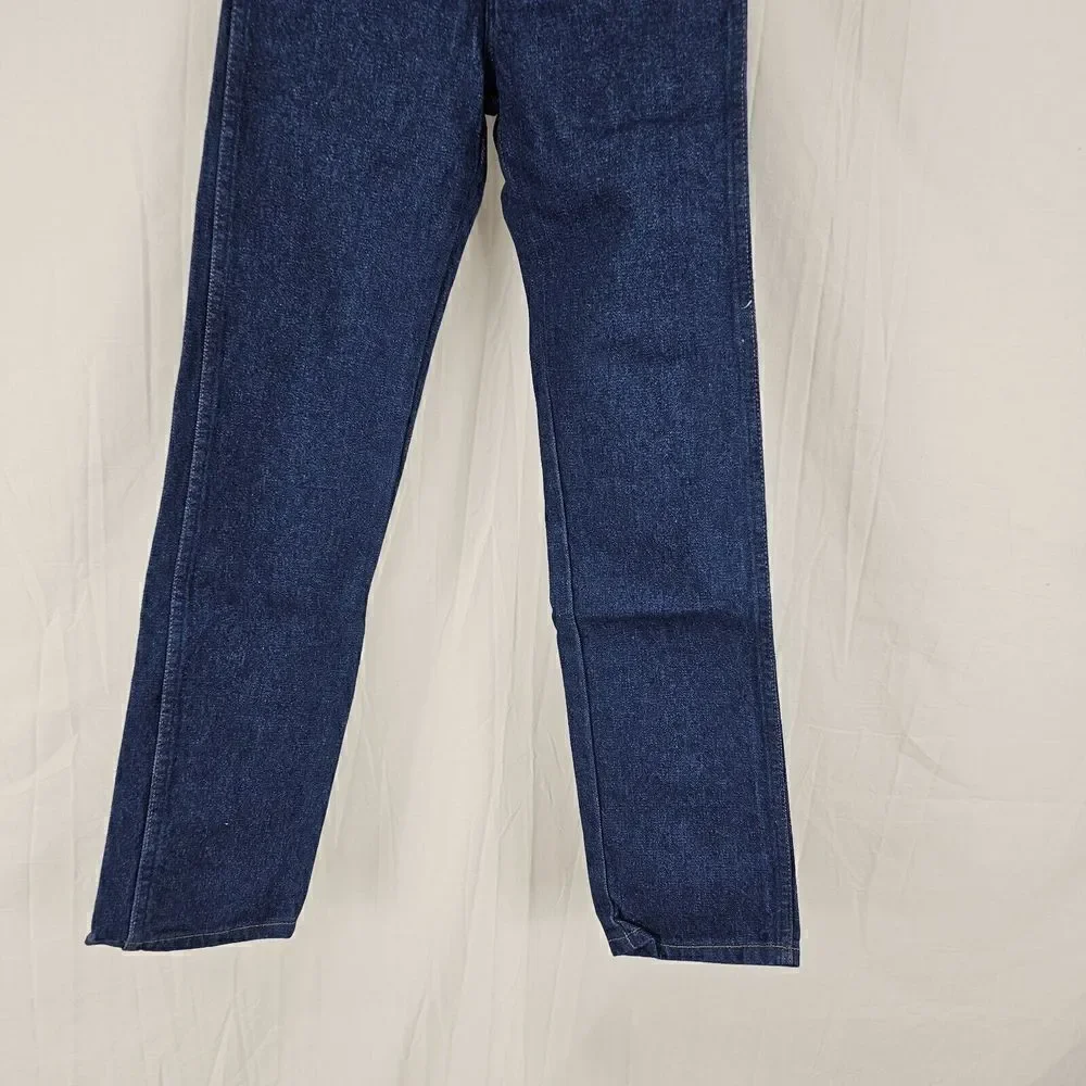 Vintage Wranglers Girls Cowboy Cut Size 10 Slim Western Rodeo Blue Jeans